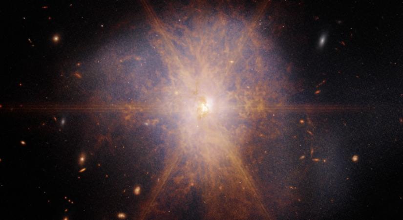 Káprázatos galaxisütközést fotózott a James Webb-űrtávcső