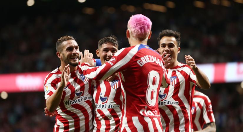 La Liga: kiütéses győzelmet aratott az Atlético Madrid – videóval