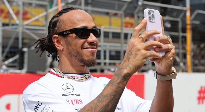 Lewis Hamilton rikítóan stílusos szettben kosarazott a Miami Nagydíj előtt (videó)