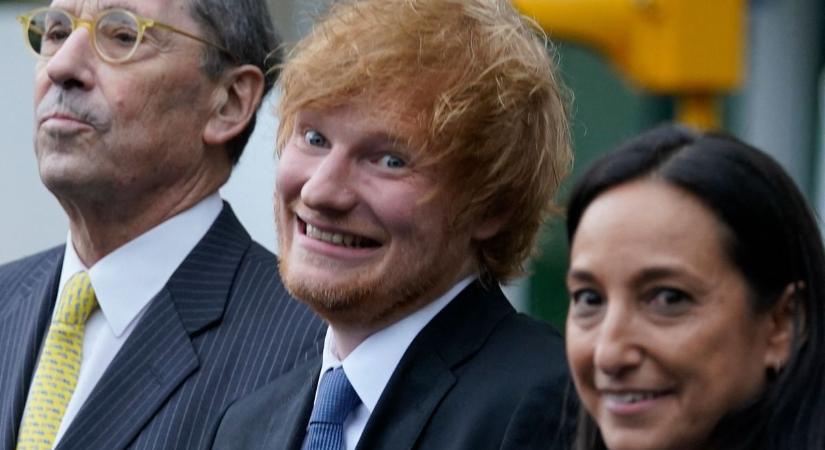 Ed Sheeran megnyerte a plágiumperét