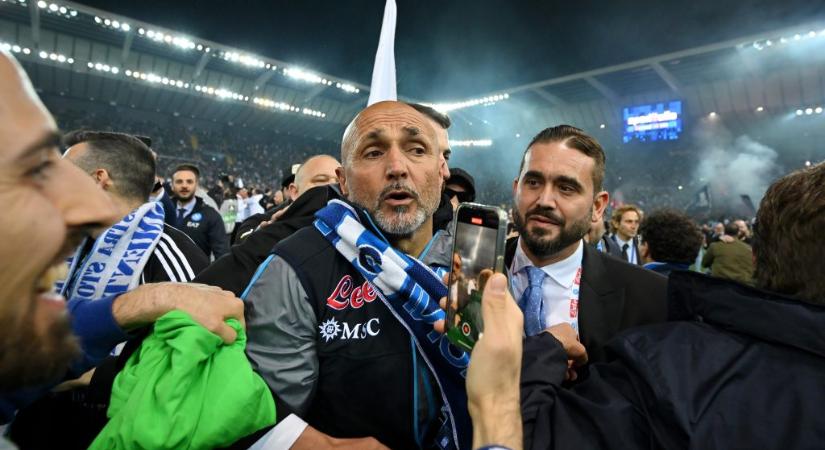 „Ez a tiétek!” – könnyeivel küzdve nyilatkozott a Napoli edzője a bajnoki cím után