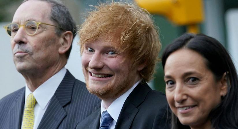 Ed Sheeran megnyerte a plágiumpert