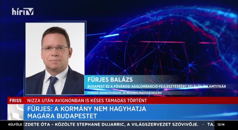 Fürjes: A kormány nem hagyhatja magára Budapestet