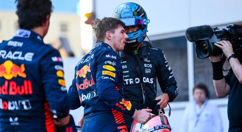 „Szánalmas” – reagált a Mercedes versenyzője Verstappen pöcsfejes megjegyzésére