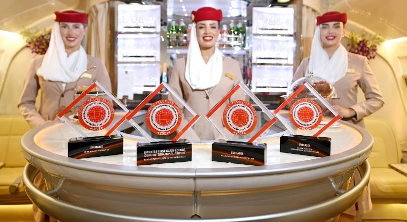 Tizedik alkalommal lett a világ legjobb légitársasága az Emirates