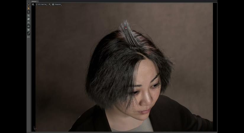 Egyenesen elképesztő hajszimulációt prezentált az Nvidia