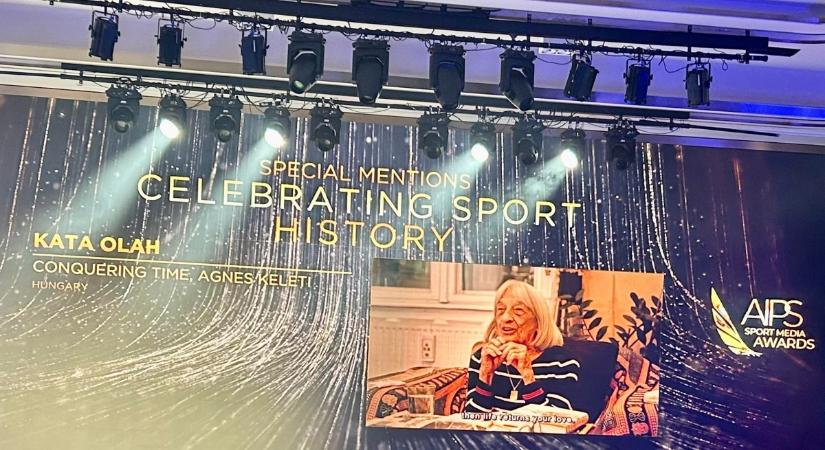 Óriási magyar sportfilmes siker! Oláh Kara Keleti Ágnesről készült dokumentumfilmje az egyik legrangosabb szakmai díjat (videó)