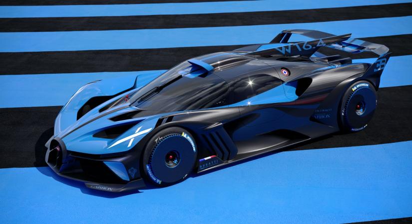 A Bugatti új játékszere kétszer erősebb egy Forma-1-es autónál