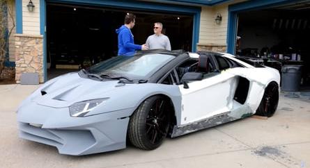 Így mutat egy 3D-nyomtatással készült Lamborghini Aventador
