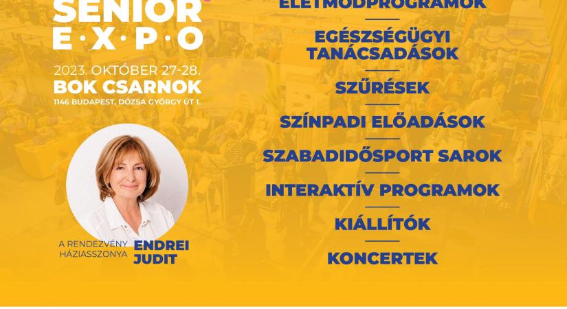 Újra megrendezésre kerül a Senior Expo kiállítás!