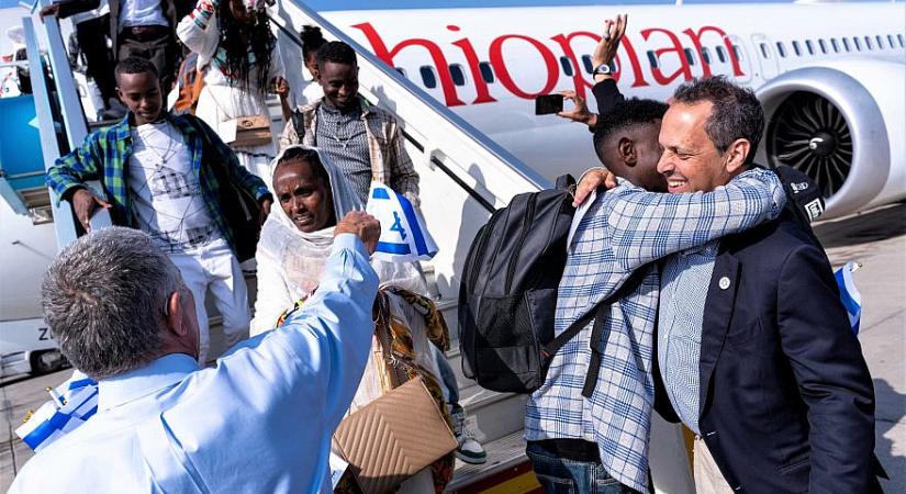 Több mint ezer új etióp bevándorló érkezett Izraelbe