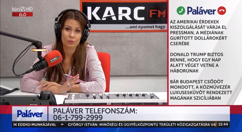 Paláver: Donald Trump biztos benne, hogy egy nap alatt véget vetne a háborúnak