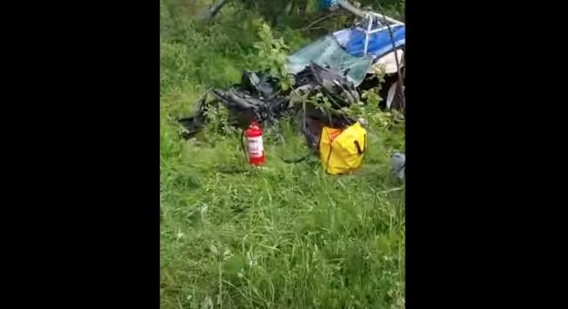 30 métert repült az autó a megrázó vonatbaleset során – videó
