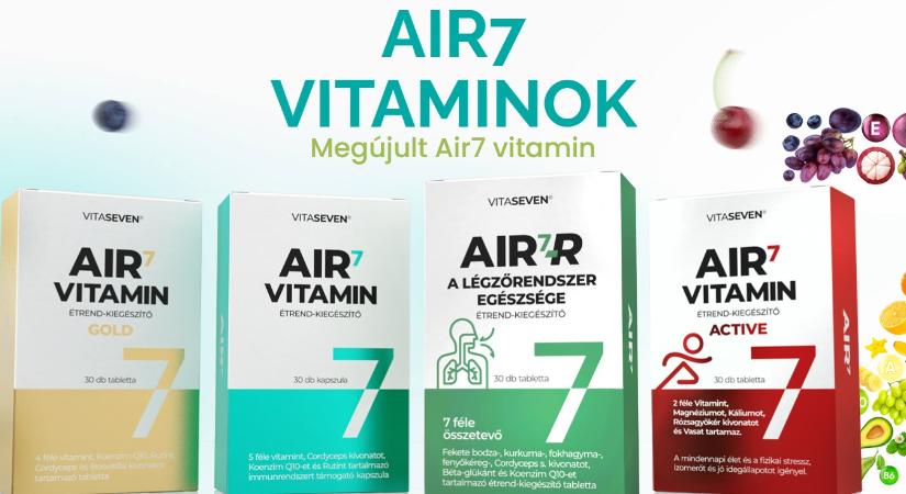 Újra polcokon a korábban betiltott Air7 vitamin