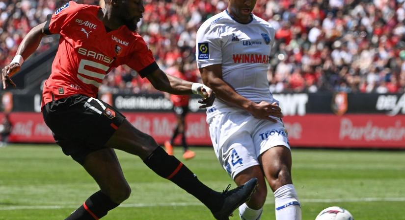 Ligue 1: a Rennes nagy pofonnal küldte a másodosztályba a Troyes-t