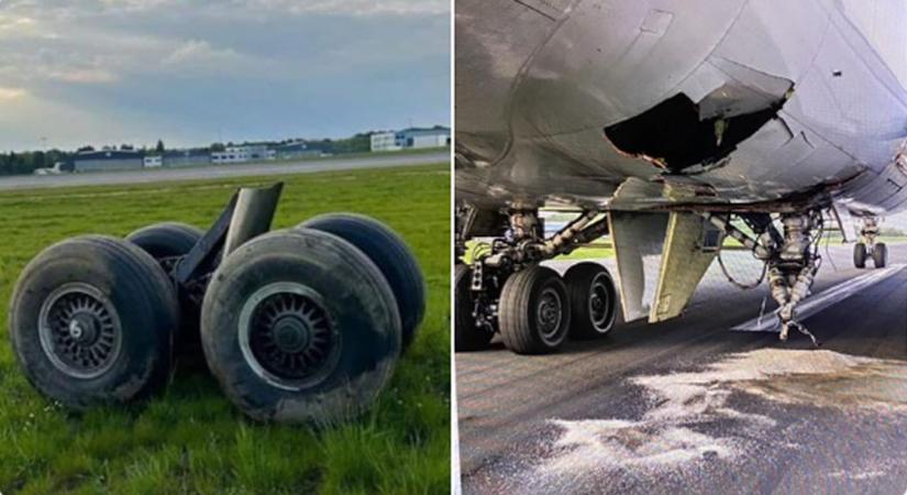 Kényszerleszállás során leszakadt a Cargolux egyik 747-esének főfutója