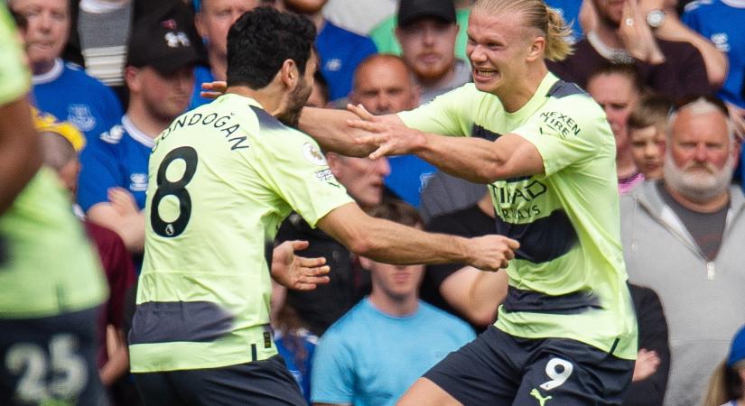 Nézd meg a Manchester City álomgóljait az Everton ellen vasárnapról (videó)