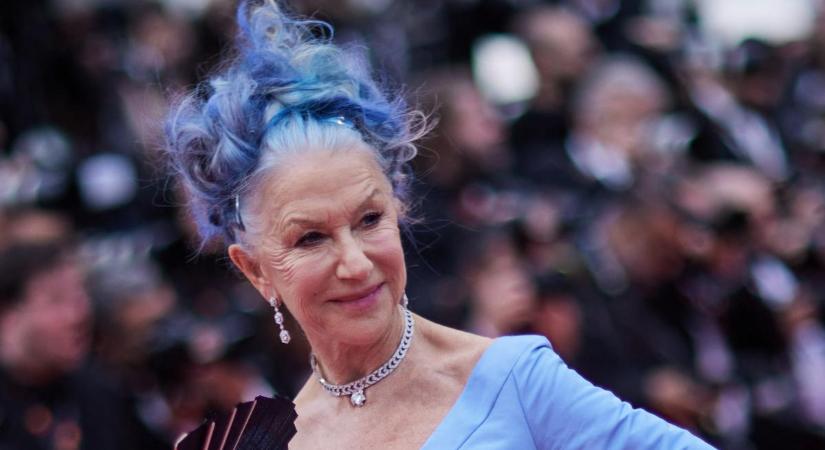 Merész: Helen Mirren 77 évesen színes hajjal hódított a cannes-i filmfesztiválon – fotó