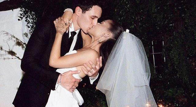 2 éve házas: Ariana Grande ritka fotót posztolt az esküvőjéről