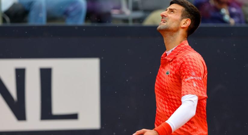 Carlos Alcaraz után Novak Djokovic is kiesett Rómában