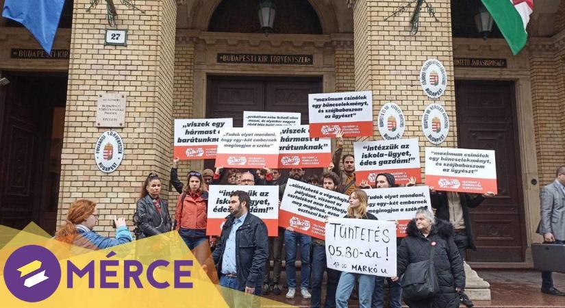„Felszámoljuk a végrehajtói maffiát” – tüntetést szervez a Fővárosi Törvényszék elé a Szikra