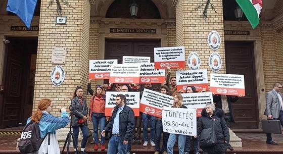A végrehajtói maffia felszámolásáért szerveznek tüntetést Jámbor Andrásék