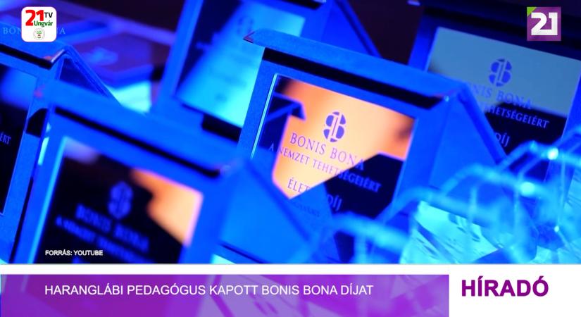 Haranglábi pedagógus kapott Bonis Bona díjat (videó)