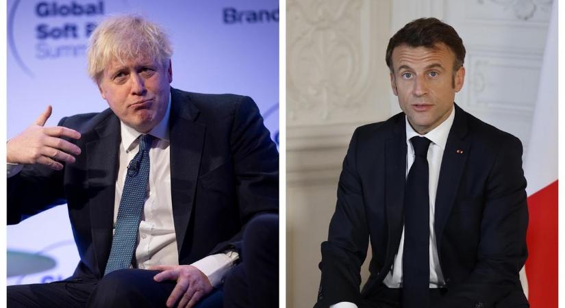 Boris Johnson nem szívleli Emmanuel Macront: Putyin talpnyalójának nevezte, veréssel is fenyegette