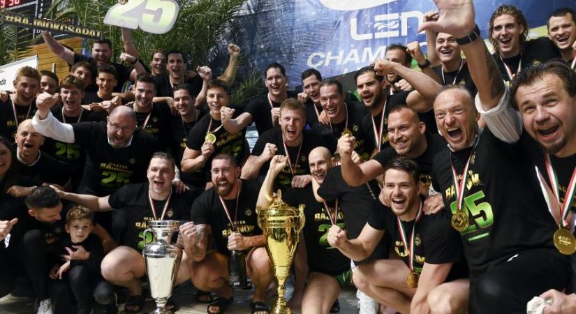 Megvédte a címét, ismét bajnok lett a Ferencváros vízilabdacsapata