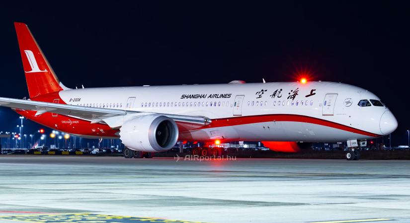 Ningpo és Budapest között indít járatokat a Shanghai Airlines