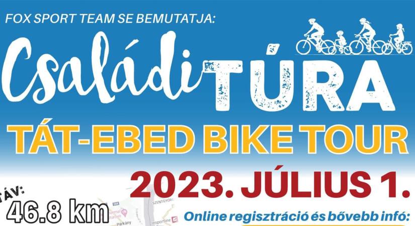 Bringázz a családdal a Duna-mentén július 1-jén! – TÁT – EBED BIKE TOUR 2023