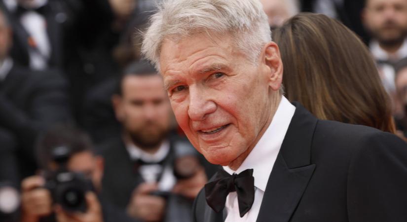 Így sírt a 80 éves Harrison Ford Cannes-ban, amikor kitüntették - videó