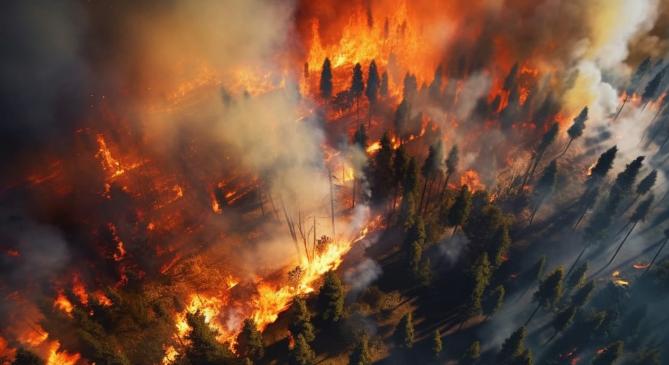 Európa felé tart a kanadai erdőtüzek füstje
