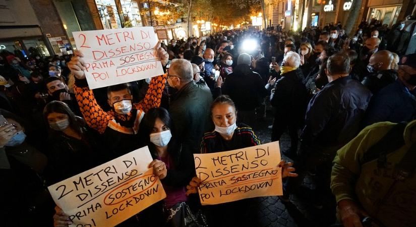 A védekezés ellen tüntettek olasz városokban