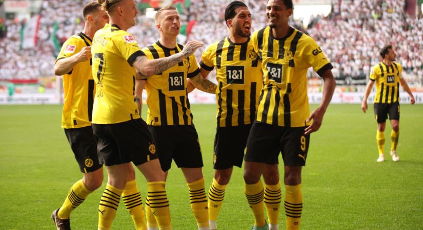 Bundesliga: Haller duplája a tabella élére repítette a Dortmundot – videóval