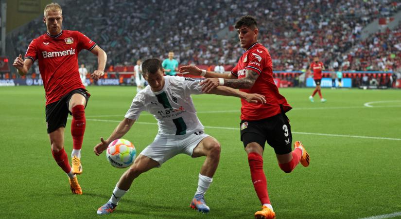 Bundesliga: komoly védelmi hibák miatt elszórakozta kétgólos előnyét a Leverkusen a Gladbach ellen! – videóval
