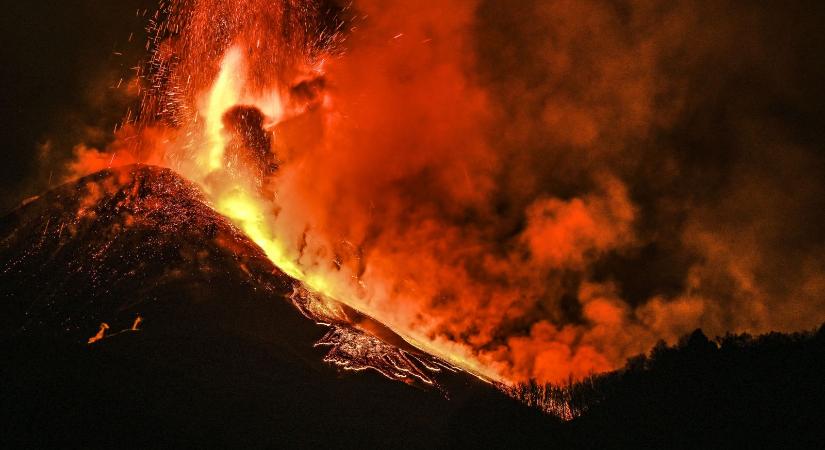 Látványos videón az Etna tegnapi kitörése