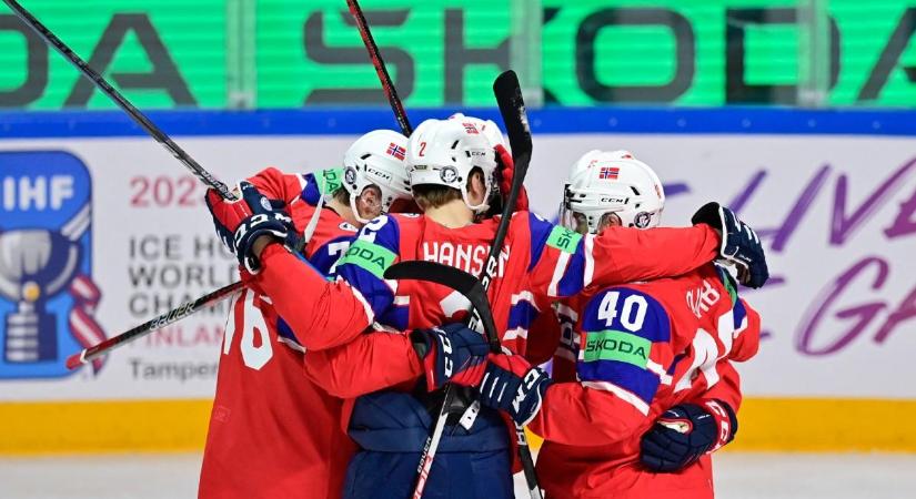 Jégkorong-vb: Norvégia szétlövéssel legyőzte Kanadát, Szlovénia pont nélkül búcsúzott