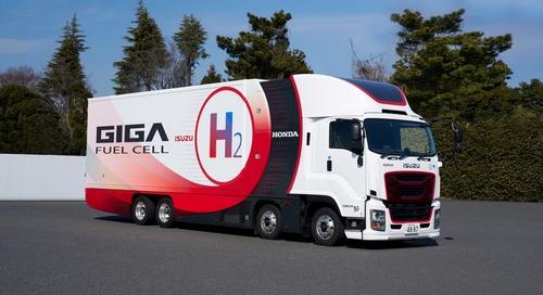 Honda fogja gyártani az Isuzu tehergépjárműveinek üzemanyagcella-rendszerét