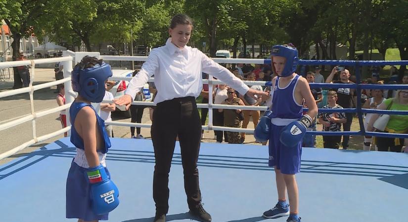 Boxmérkőzéseken is szurkolhattak a Város napjára látogatók