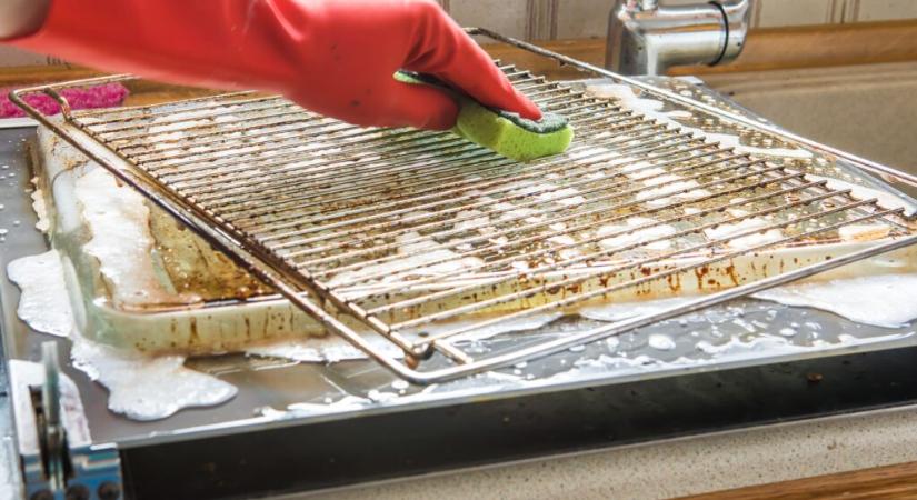 Így tisztítsd meg a sütőrácsot súrolás- és vegyszermentesen