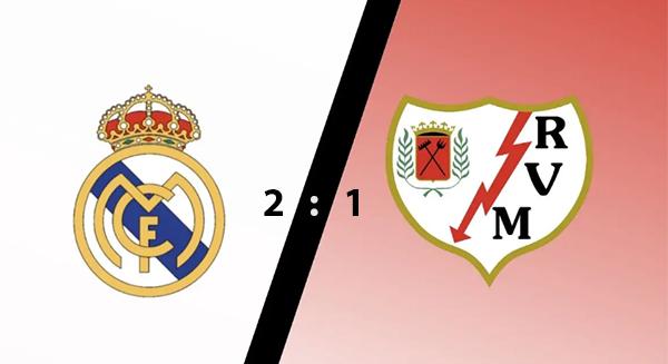 Real Madrid – Rayo Vallecano 2:1 (összefoglaló)