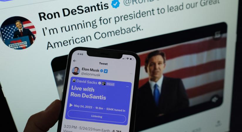 A Twitter technológiai összeomlása megzavarta Ron DeSantis 2024-es elnökválasztási kampányának bejelentését