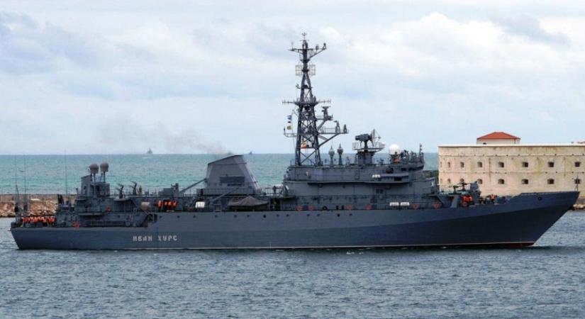 Orosz védelmi tárca: sikertelen ukrán támadás ért egy gázvezetékeket őrző hajót a Fekete-tengeren
