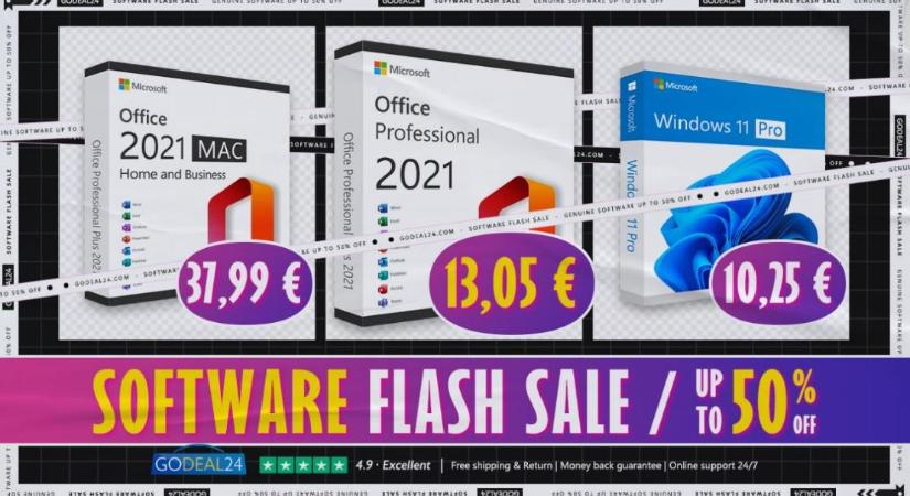 Leárazás: Windows 10, Windows 11, Office és más népszerű szoftverek áron alul