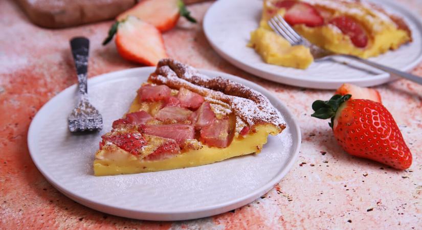 Epres clafoutis (tejes pite)