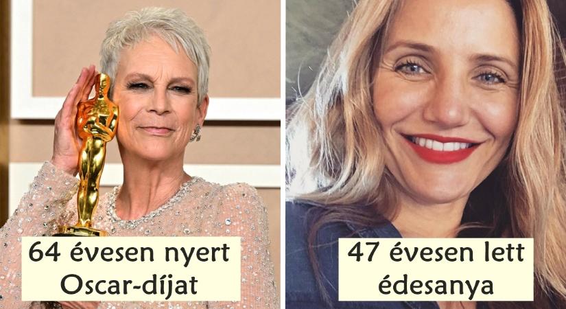 13 híresség, akik bebizonyították, hogy az élet nem áll meg 40 évesen