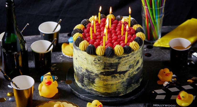 Citromos-málnás torta a Street Kitchen 10. születésnapjára