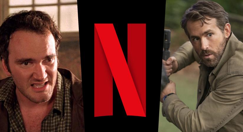 "Mintha nem is léteznének": Quentin Tarantino csúnyán beszólt a Netflix-filmekre és Ryan Reynoldsot is megrugdosta "kicsit" verbálisan