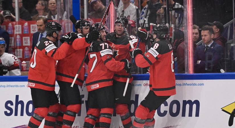 Jégkorong-vb: a lettek kétszer is vezettek, de Kanada jutott döntőbe – videó